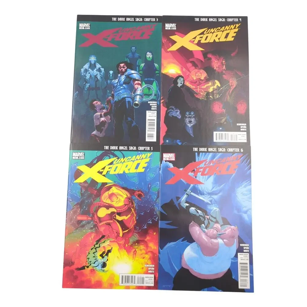 Uncanny X-Force Lot Issues 13 14 15 16 Dark Angel Saga Marvel Comics Remender